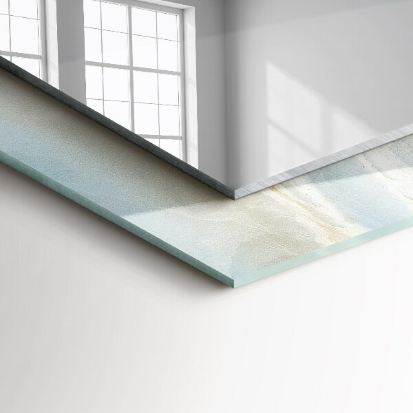 Design fali tükör Virágos motívum