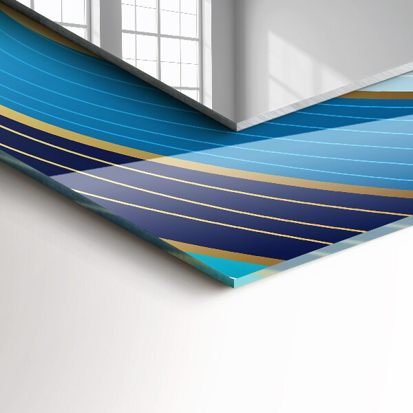 Tükör nyomtatott kerettel Húsvéti tojás fehér levelek