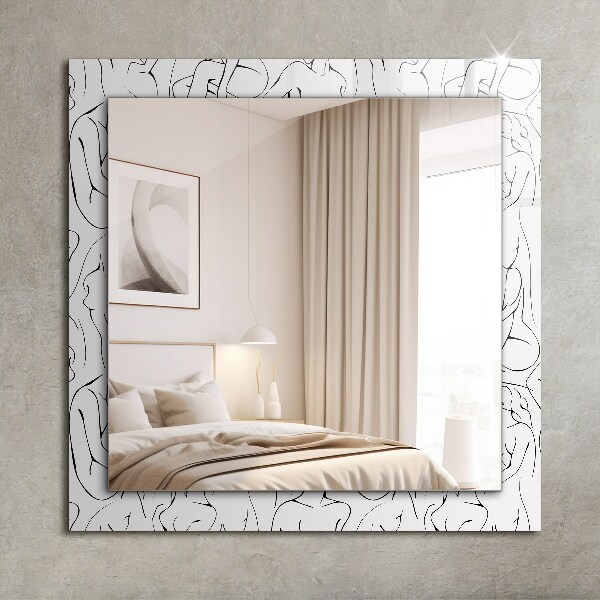 Tükör dekoráció Absztrakt láva