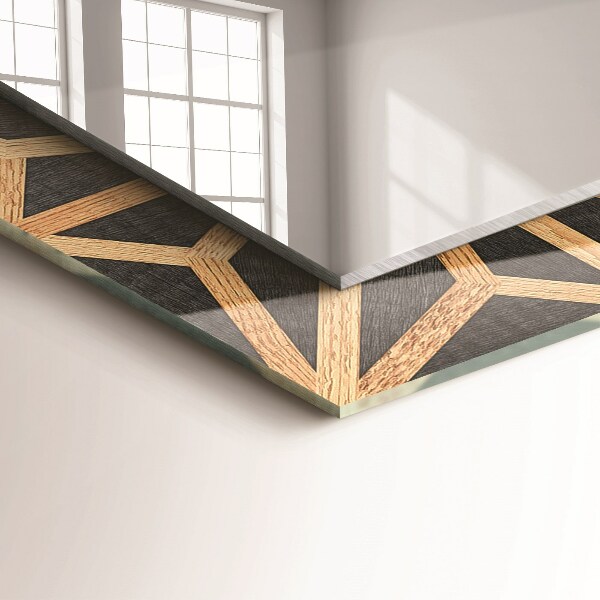 Tükör díszítéssel Geometrikus minta csontból