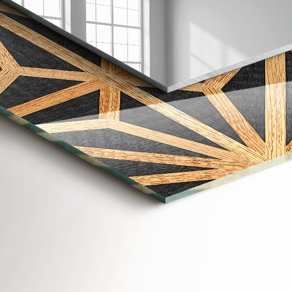 Tükör díszítéssel Geometrikus minta csontból