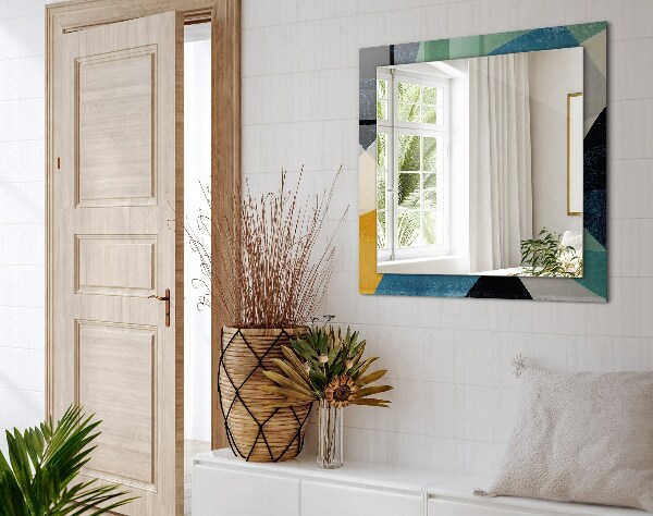 Tükör fali dísz Színes motívumok