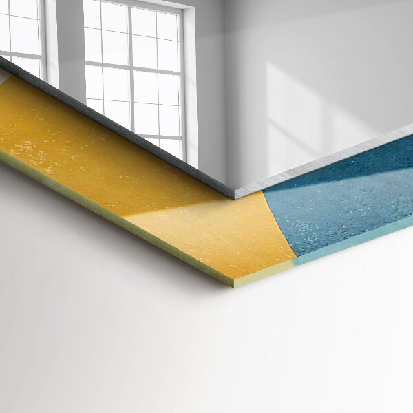 Tükör fali dísz Színes motívumok