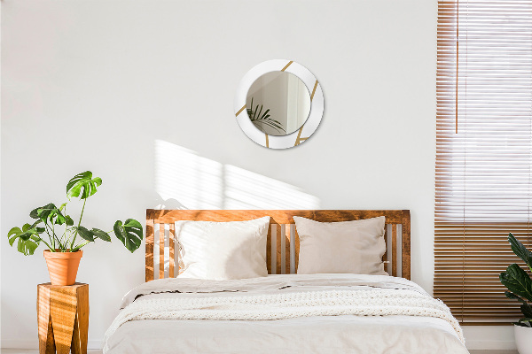 Kerek tükör díszítéssel Lineáris kompozíció