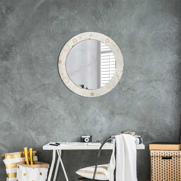 Kerek dísztükör Misztikus ezoterikus minta