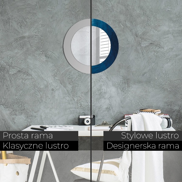 Kerek díszes tükör Absztrakt muveszet