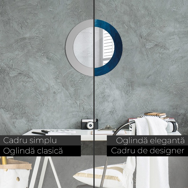 Kerek díszes tükör Absztrakt muveszet