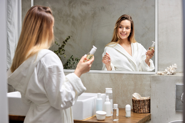 Előszoba tükör fehér keretes tükör 50x50 cm