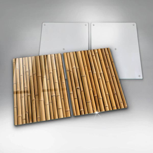 Főzőlap védő üveglap Természet boho bambusz