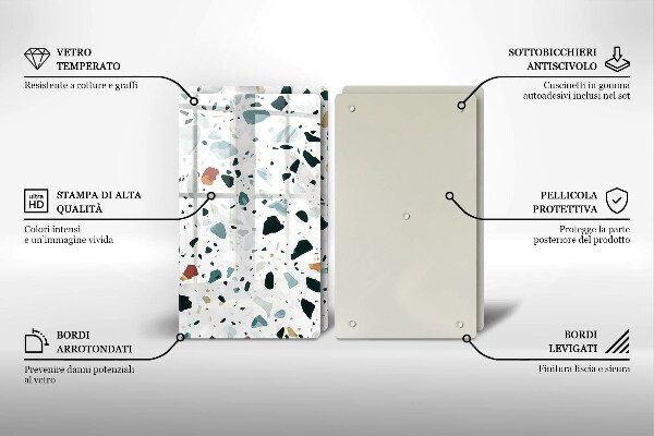 Főzőlap védő üveglap Könnyű kőedény