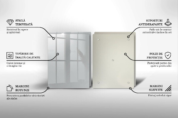 Főzőlap védő üveglap Szürke színű