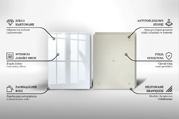 Főzőlap védő üveglap fehér szín