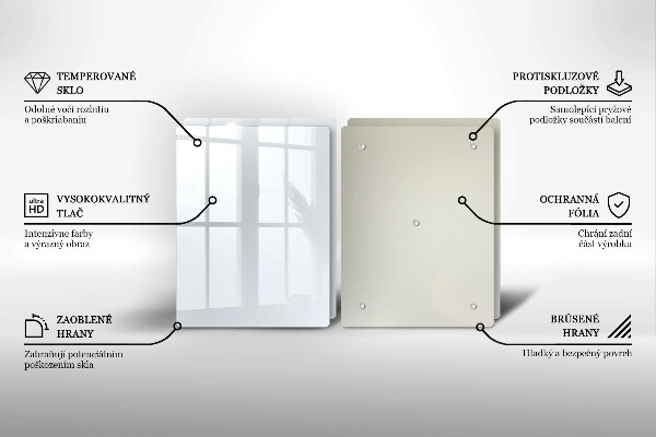 Főzőlap védő üveglap fehér szín