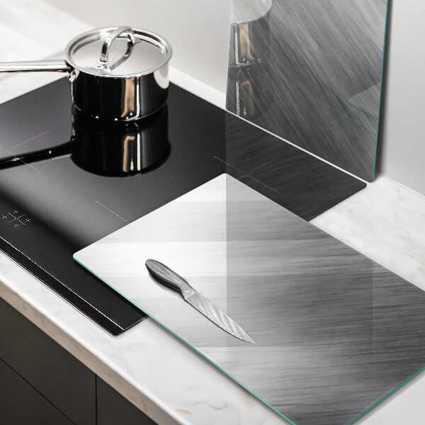 Főzőlap védő üveglap Fém textúra háttér