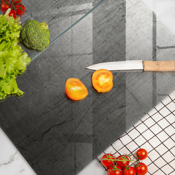 Főzőlap védő üveglap Fém textúra