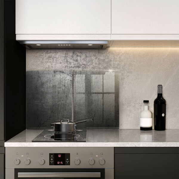 Főzőlap védő üveglap Fém textúra