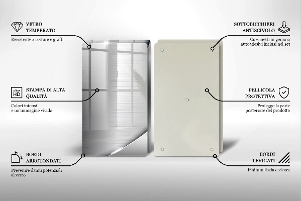 Főzőlap védő üveglap Fém formák