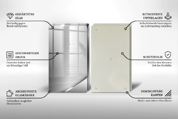 Főzőlap védő üveglap Fém formák