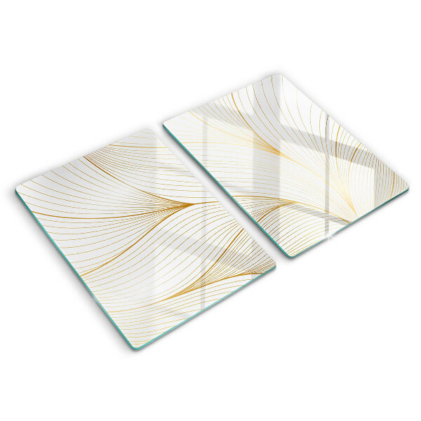 Főzőlap védő üveglap Modern vonalak minta