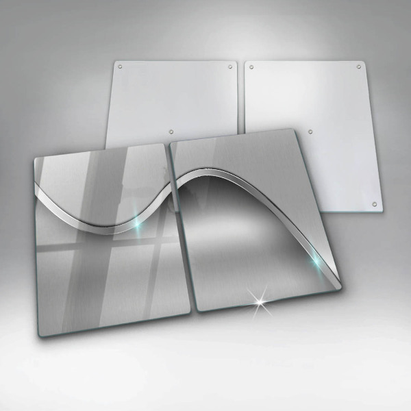 Főzőlap védő üveglap Fém absztrakció