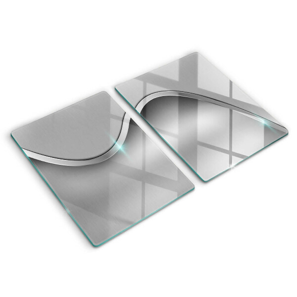 Főzőlap védő üveglap Fém absztrakció