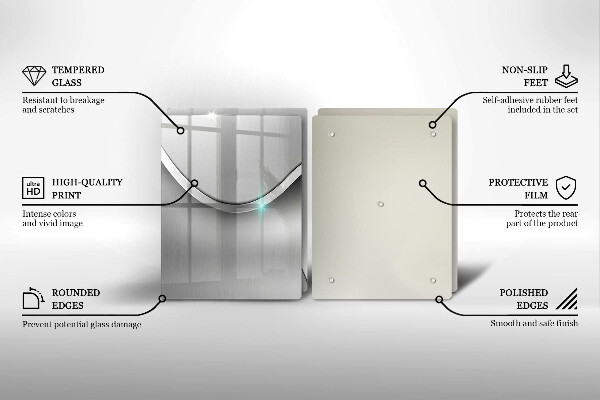 Főzőlap védő üveglap Fém absztrakció