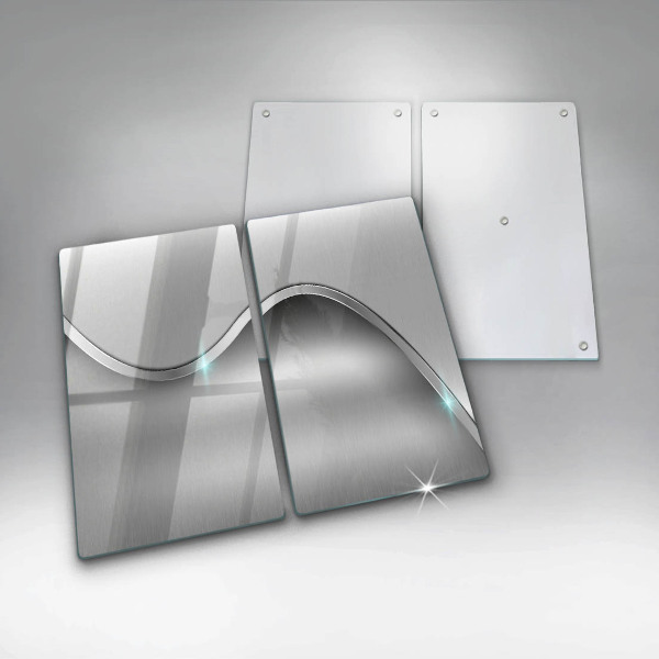 Főzőlap védő üveglap Fém absztrakció