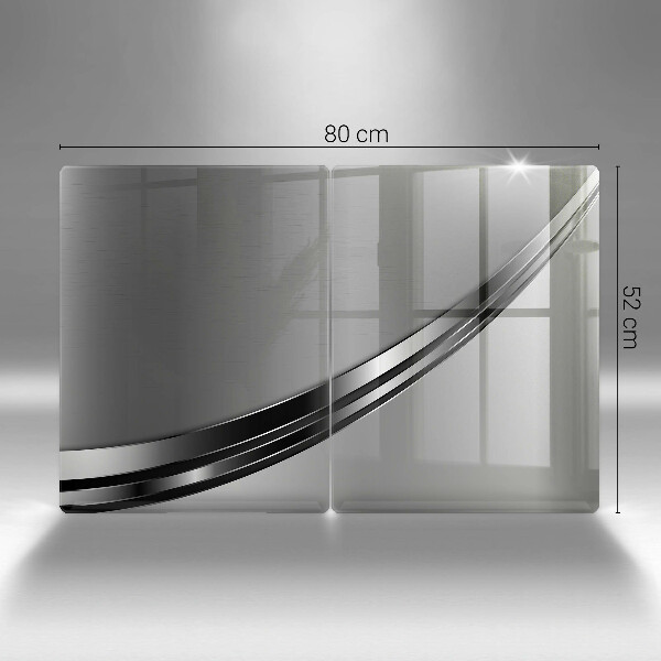 Főzőlap védő üveglap Fém absztrakció