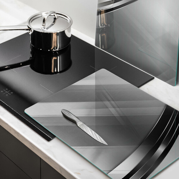 Főzőlap védő üveglap Fém absztrakció