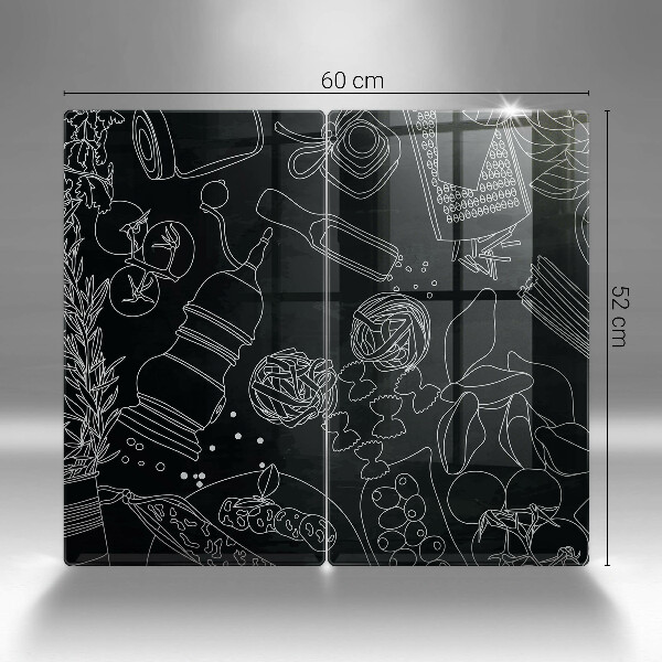 Főzőlap védő üveglap Konyhai kiegészítők