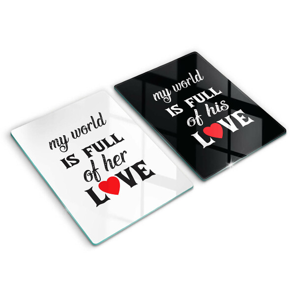 Főzőlap védő üveglap Felirat mondat