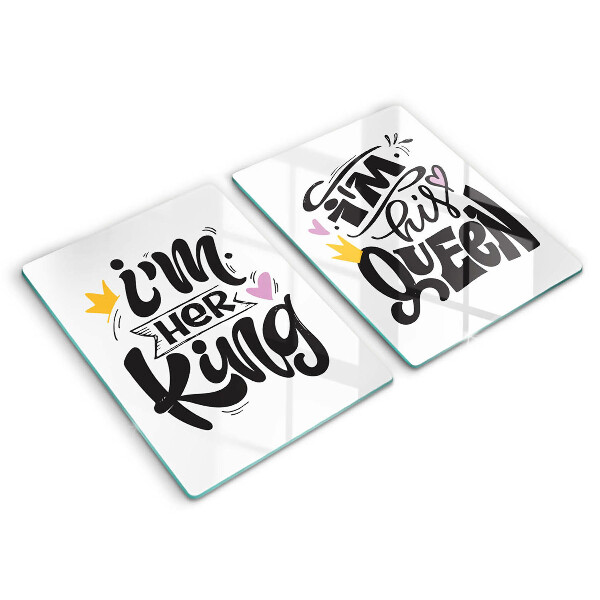 Főzőlap védő üveglap Felirat mondat