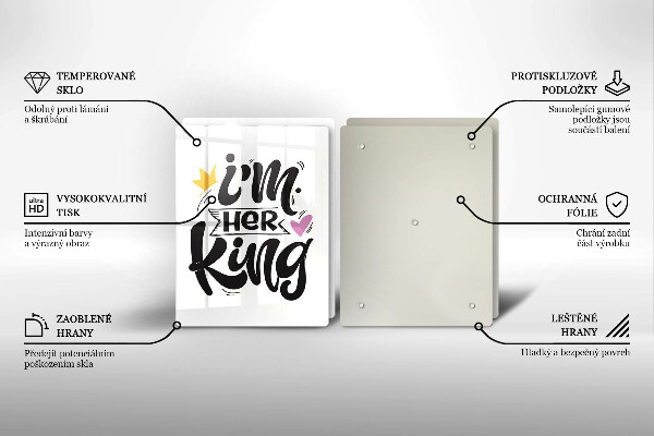 Főzőlap védő üveglap Felirat mondat