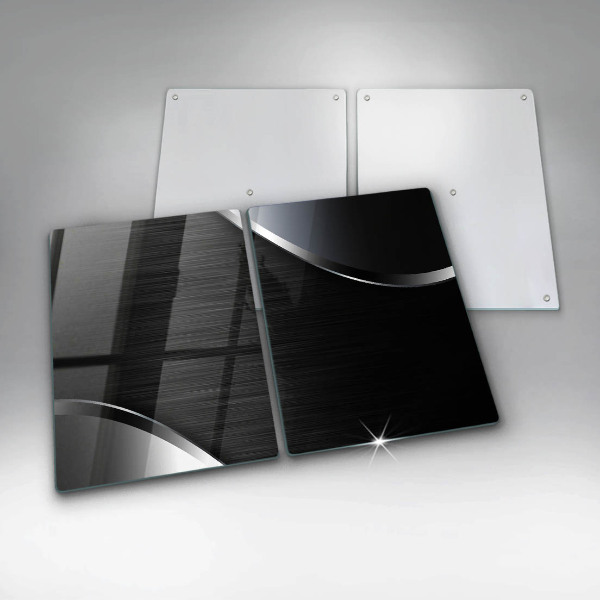 Főzőlap védő üveglap Fém absztrakció