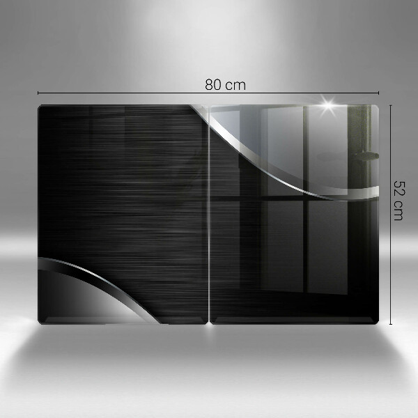 Főzőlap védő üveglap Fém absztrakció