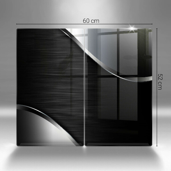 Főzőlap védő üveglap Fém absztrakció