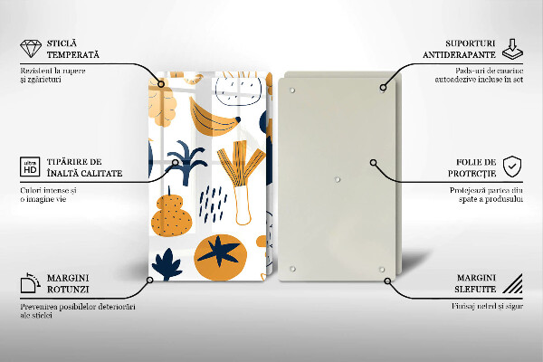 Főzőlap védő üveglap Élelmiszer illusztráció