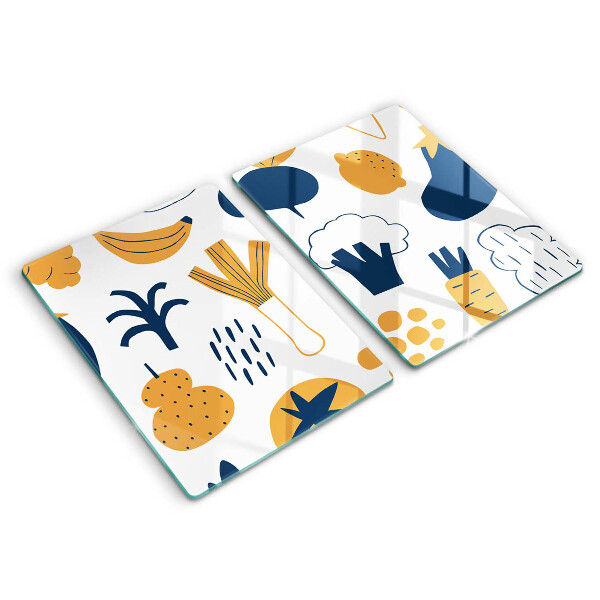 Főzőlap védő üveglap Élelmiszer illusztráció