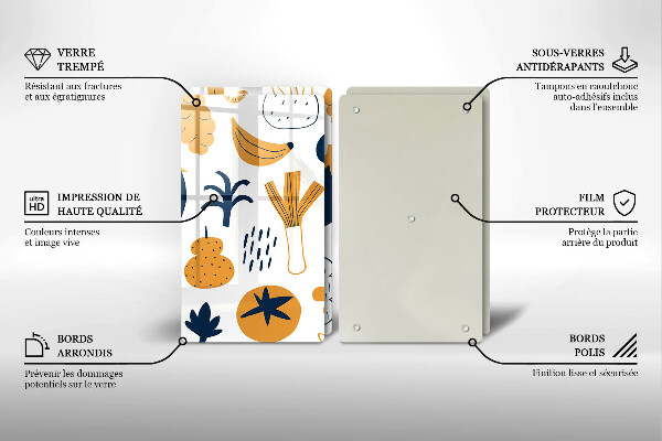 Főzőlap védő üveglap Élelmiszer illusztráció