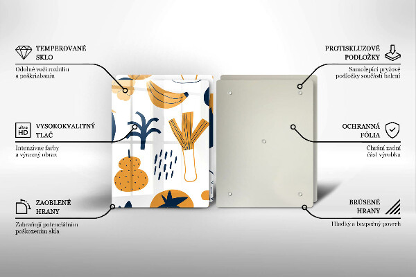 Főzőlap védő üveglap Élelmiszer illusztráció