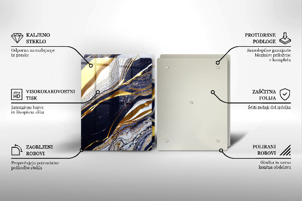 Főzőlap védő üveglap Színes absztrakció