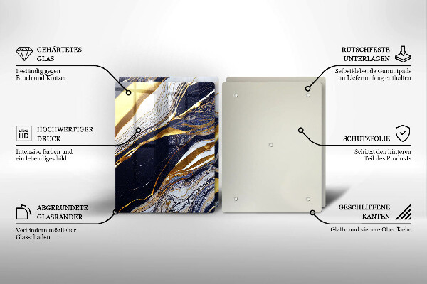 Főzőlap védő üveglap Színes absztrakció