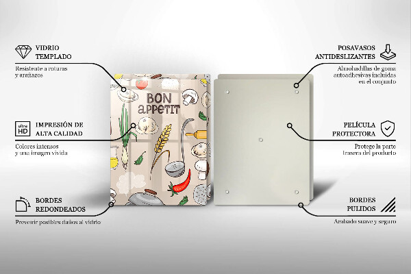 Főzőlap védő üveglap Konyha illusztráció