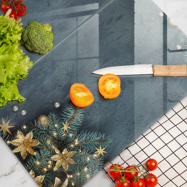 Főzőlap védő üveglap karácsonyi díszek