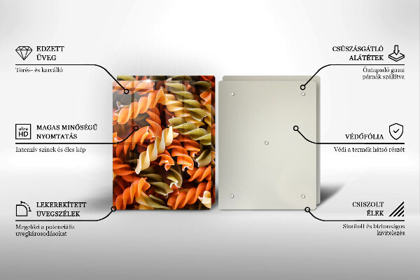 Főzőlap védő üveglap Fusilli tészta