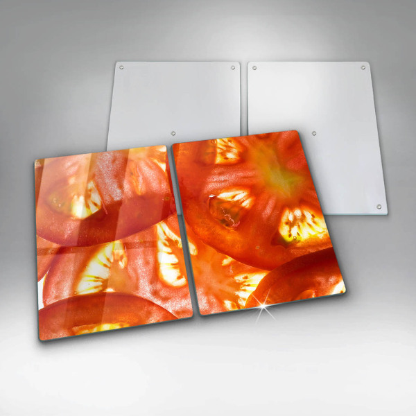 Főzőlap védő üveglap Egy szelet piros paradicsom