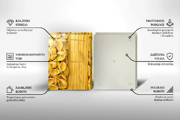 Főzőlap védő üveglap Tészta