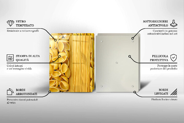 Főzőlap védő üveglap Tészta