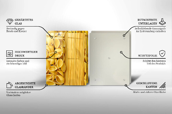 Főzőlap védő üveglap Tészta