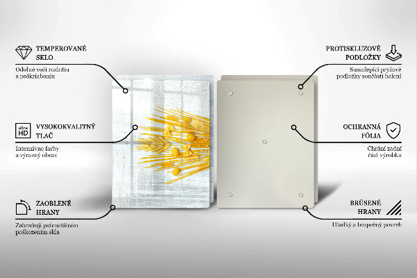 Főzőlap védő üveglap Tészta
